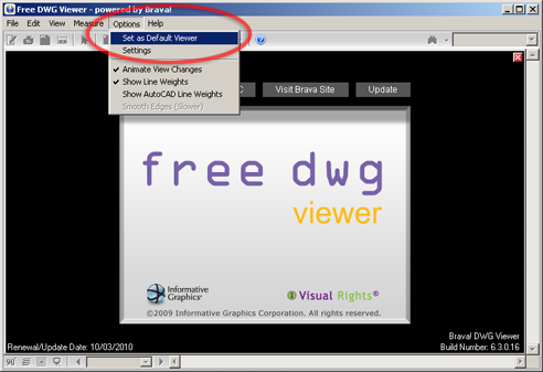 Setting Free DWG Viewer as the default DWG viewer (part 1)